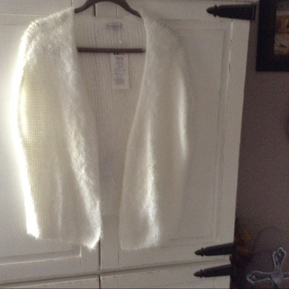 MKM Knit Wear Design Ladies Fuzzy Vest L/XL